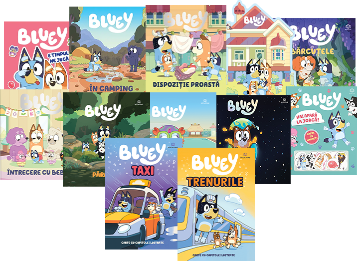 Pachet Marea colectie de aventuri Bluey